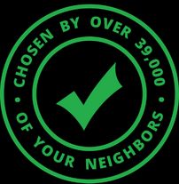 A seal of quality reading: Chosen by over 39,000 of your neighbors.